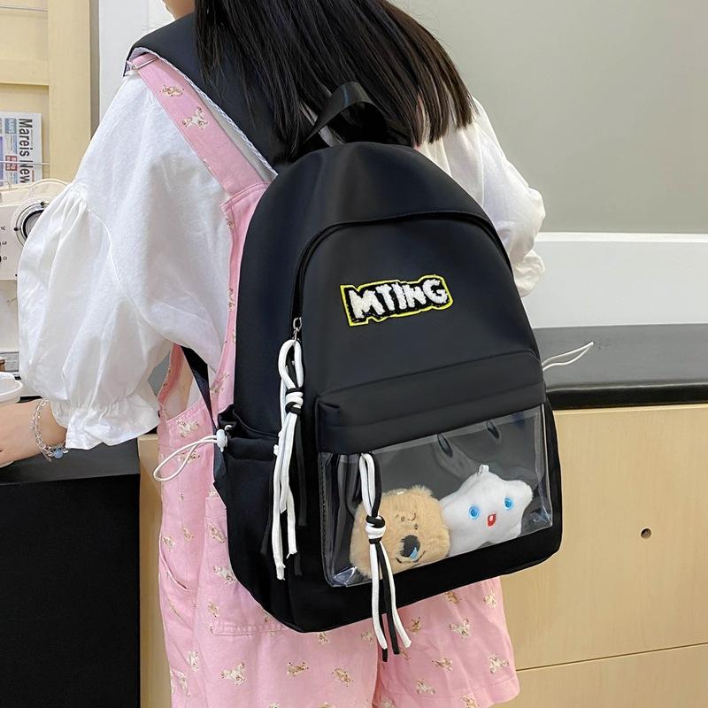 Симпатичный школьный рюкзак в японском стиле для учеников начальной школы, минималистичный рюкзак в стиле Instagram, универсальный и стильный.