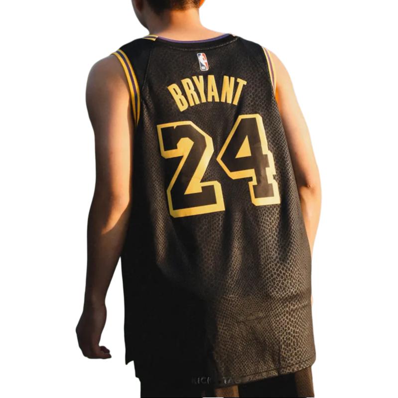 Nike Kobe Mamba Mentality Los Angeles Lakers City Edition Swingman Джерси черные топы унисекс FN7297-010