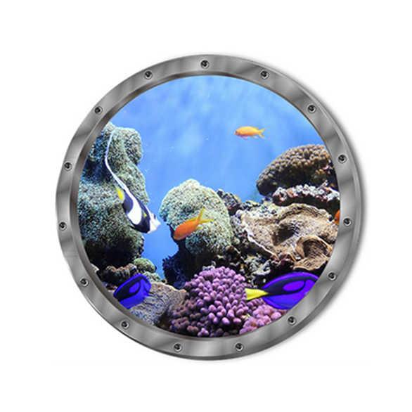 Креативная водостойкая наклейка с изображением дельфина и черепахи, наклейка на стену, наклейка для стиральной машины, наклейка для ванной комнаты