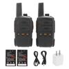 Wireless Walkie Talkie Set Handheld UHF400?470MHz Waterproof Portable Type C Interface 2 Way Radio