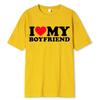 I Love My Boyfriend Clothes I Love My Girlfriend T Shirt So Please Stay Away From Me Funny BF GF Saying Quote Gift Tee Tops