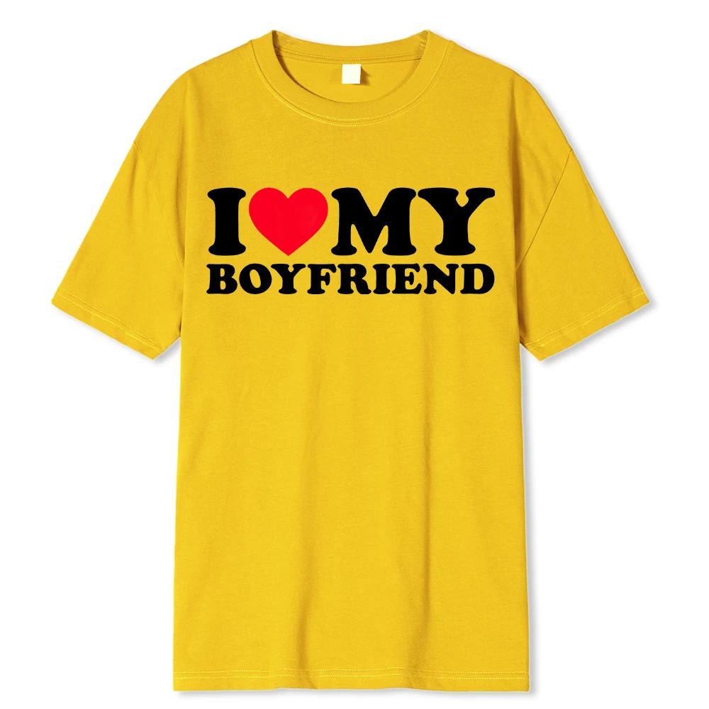 I Love My Boyfriend Clothes I Love My Girlfriend T Shirt So Please Stay Away From Me Funny BF GF Saying Quote Gift Tee Tops