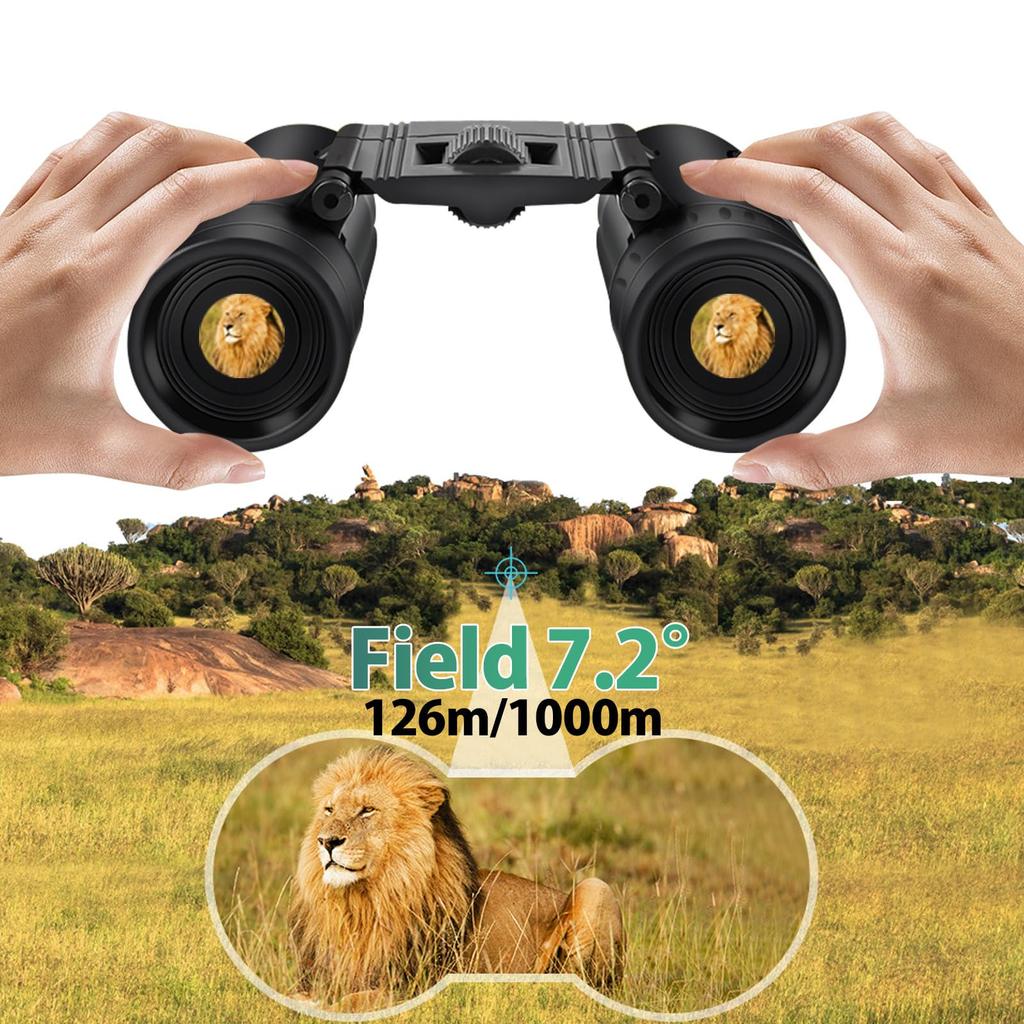 Opera Binoculars, Dome Design, Anti-Vibration, 10x Magnification, Compact, Perfect for Live Performances, Concerts, Birdwatching, Baseball, and