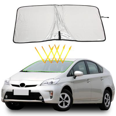 DIYUCAR Передний солнцезащитный козырек для Toyota Prius 60 серии, светонепроницаемый, передний, складной, для салона автомобиля, защита от тепла, света, УФ-излучения, солнце, с карманом для хранения в автомобиле