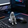 3D-печатная статуэтка сидящего скелета, Хэллоуин, Декор для помещений, Мини-фигурка черепа, Украшение для стола, полки в гостиной