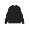 Li Ning Plain Minimalist Student Style Micro Logo Spliced Running Pullover Sports Casual Long Sleeve Sweatshirt Unisex Sweatshirt AFDL578-1