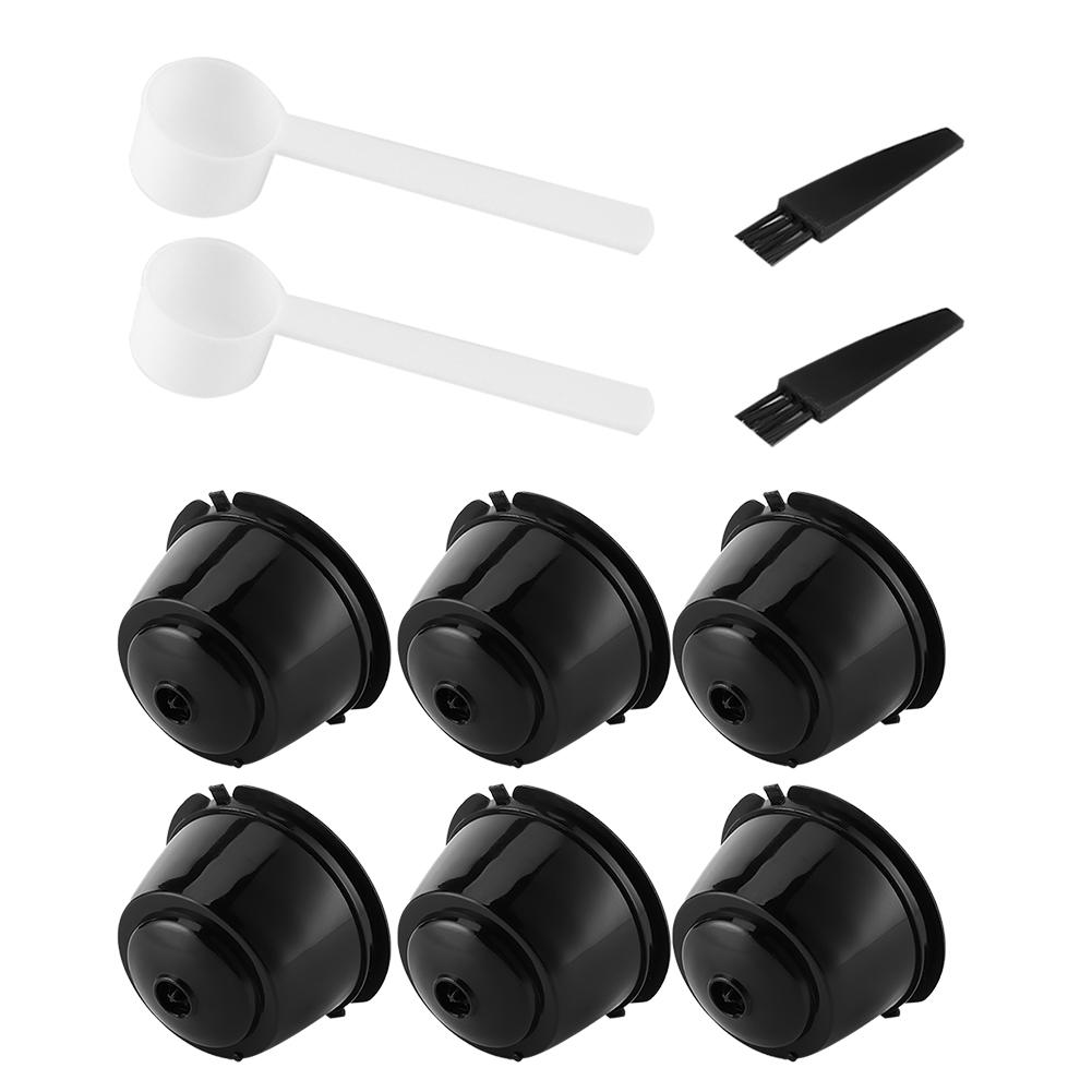 2 комплекта капсул для кофе, многоразовые многоразовые фильтрующие чашки, подходящие для кофемашин Nestle DOLCE GUSTO