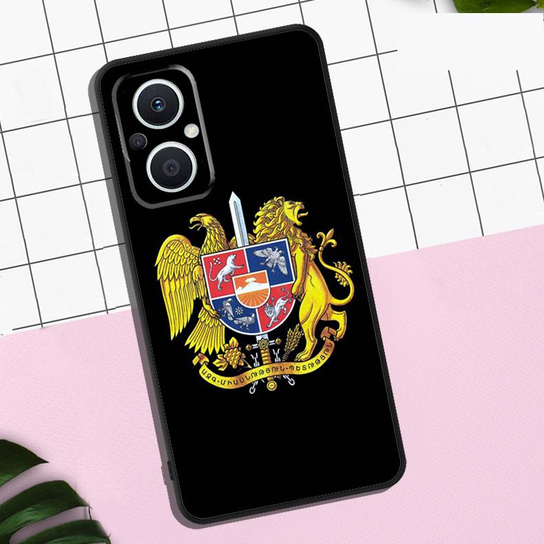 Армения Армянский Флаг Чехол Для OPPO Reno 13F 13 12 12F 11 11F 8T 7 8 10 Pro OPPO Find X8 Pro X6 X3 X5 Lite Обложка