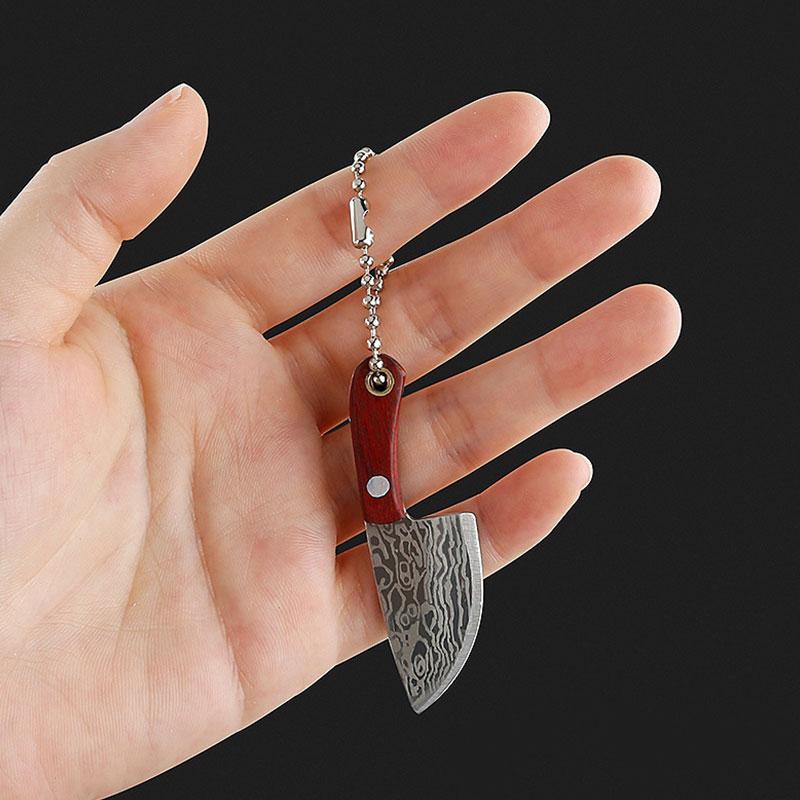 Новое поступление, нож, кухонный нож, 1 шт., карманный чехол, брелок для ключей, мини-брелок для ключей с