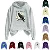 Women's Fashionable Casual Long Sleeve Hooded Printed Sweatshirt