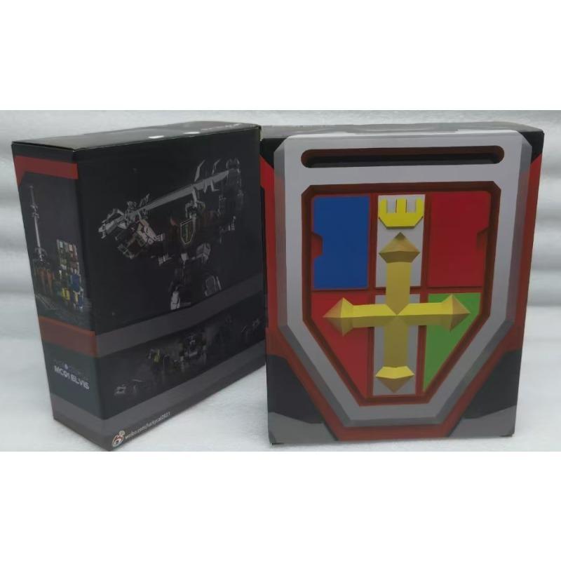Transformation Toy MICRO COSMOS MC-01S ELVIS Voltron Metal Spray Paint Edition War God Action Figure in Stock