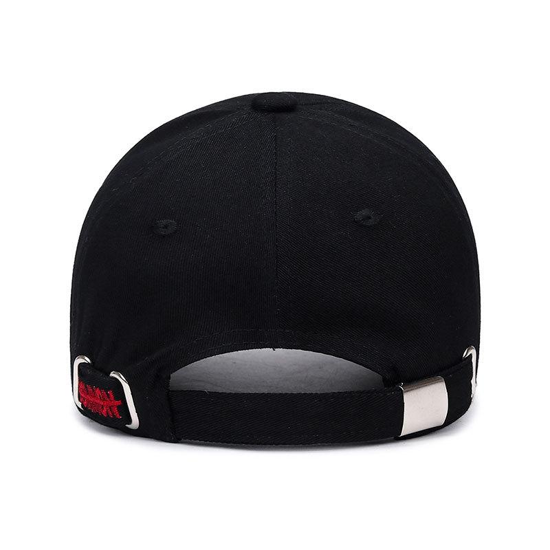 Шляпа женская модная новая вышитая буква однотонная бейсболка мужская молодежная парная уличная кепка