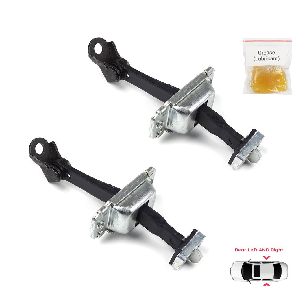 EDP789-1 2 Pieces Rear Left AND Right Door Catch Hinge Brake Stop Check Strap Limiter for Hyundai I30 MK1 FD 2006-2012 794802L000