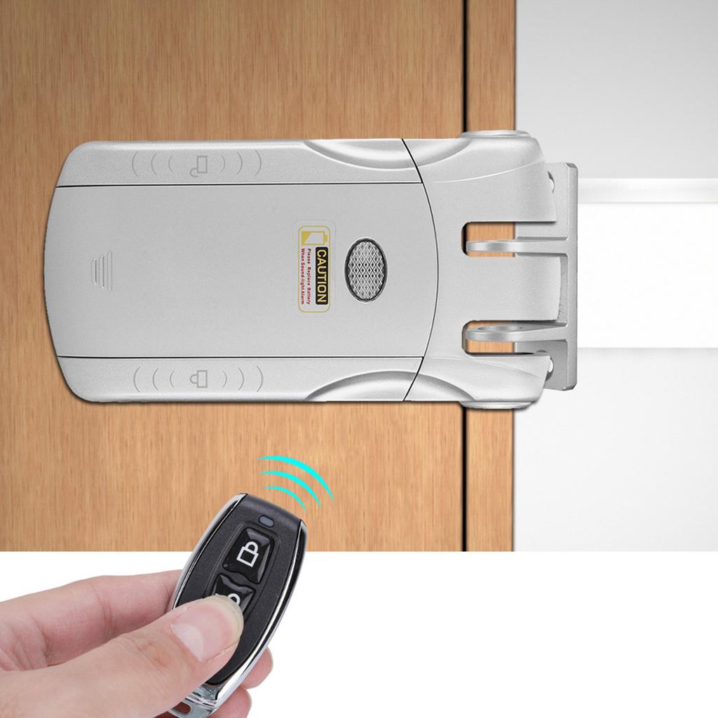 WAFU Wireless Invisible Keyless Electronic Lock Remote Control Touch Locked&Unlock (Type B)