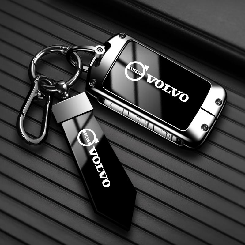 Чехол-брелок с градиентом для автомобильного ключа, сумка-чехол для Volvo XC60 XC40 XC90 S90 V60 S60 V90 C40 Polestar 1 Polestar 2, защитный аксессуар