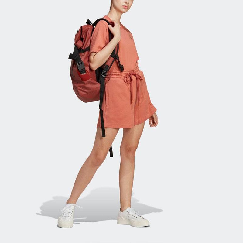 adidas X Stella McCartney Логотип Принт Прямые шорты на шнурке Женские шорты Magic-Earth HR9176