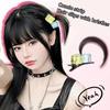 Cute Wig Hair Clips Anime Square Hairpin Sweet Wig Catch Clip  Girls Accessories