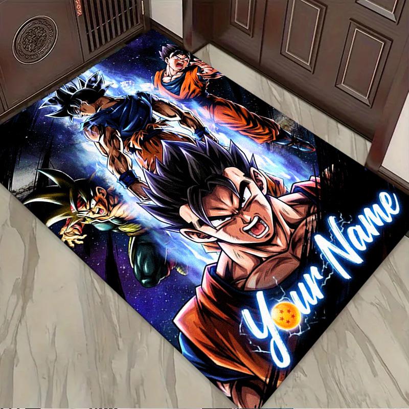 Name Custom Anime Dragonball Carpet Rug for Living Room Bedroom Home Sofa Decoration,Kids play Non-slip Floor Mat