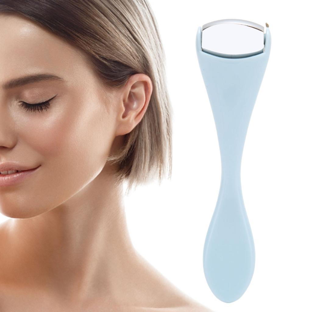 Мини портативный ледяной ролик для глаз из нержавеющей стали, ролик для лица, уменьшение морщин, уход за кожей, для массажа лица и глаз