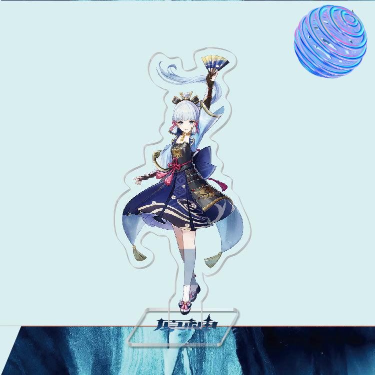 Anime Game Genshin Impact Peripheral Acrylic Cosplay Character Hero Theme Stand Acrylic Figure Stand Model Plate Desk Decor Ornament Gift