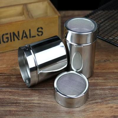 6 шт., трубка-дозатор для порошка из нержавеющей стали с сеткой, шейкеры для соли и перца с плотными отверстиями, уличные инструменты для барбекю, дозатор приправ