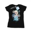 Womens/Ladies Frozen Elsa Snowflakes Cotton T-Shirt