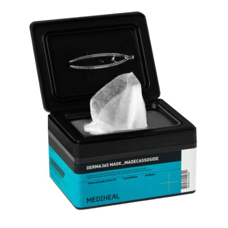 MEDIHEAL Derma 365 Madecassoside Mask (30 Sheets) - Daily Soothing & Barrier Repair