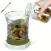 Strainer Mesh Hourglass Shape Pickle Jar with Fork Kimchi Making Jar  Kitchen