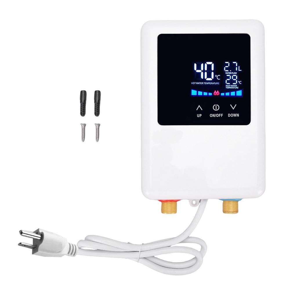 Водонагреватель 3000 Вт с частотным преобразованием, термостат, ЖК-цифровой дисплей, сенсорный экран, водонагреватель
