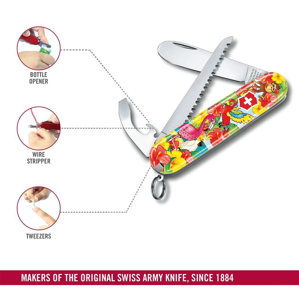 VICTORINOX My First Victorinox Animal Edition Parrot Parrot Knife for Children Outdoor [] 0.2373.E3