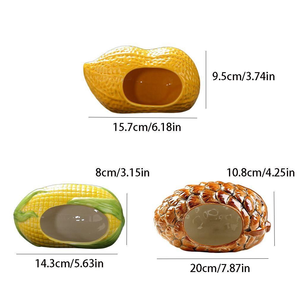 Ceramic Hamster Nest Cooling Hamster Bed Pet Supplies Pet Hiding House Storage Organizer