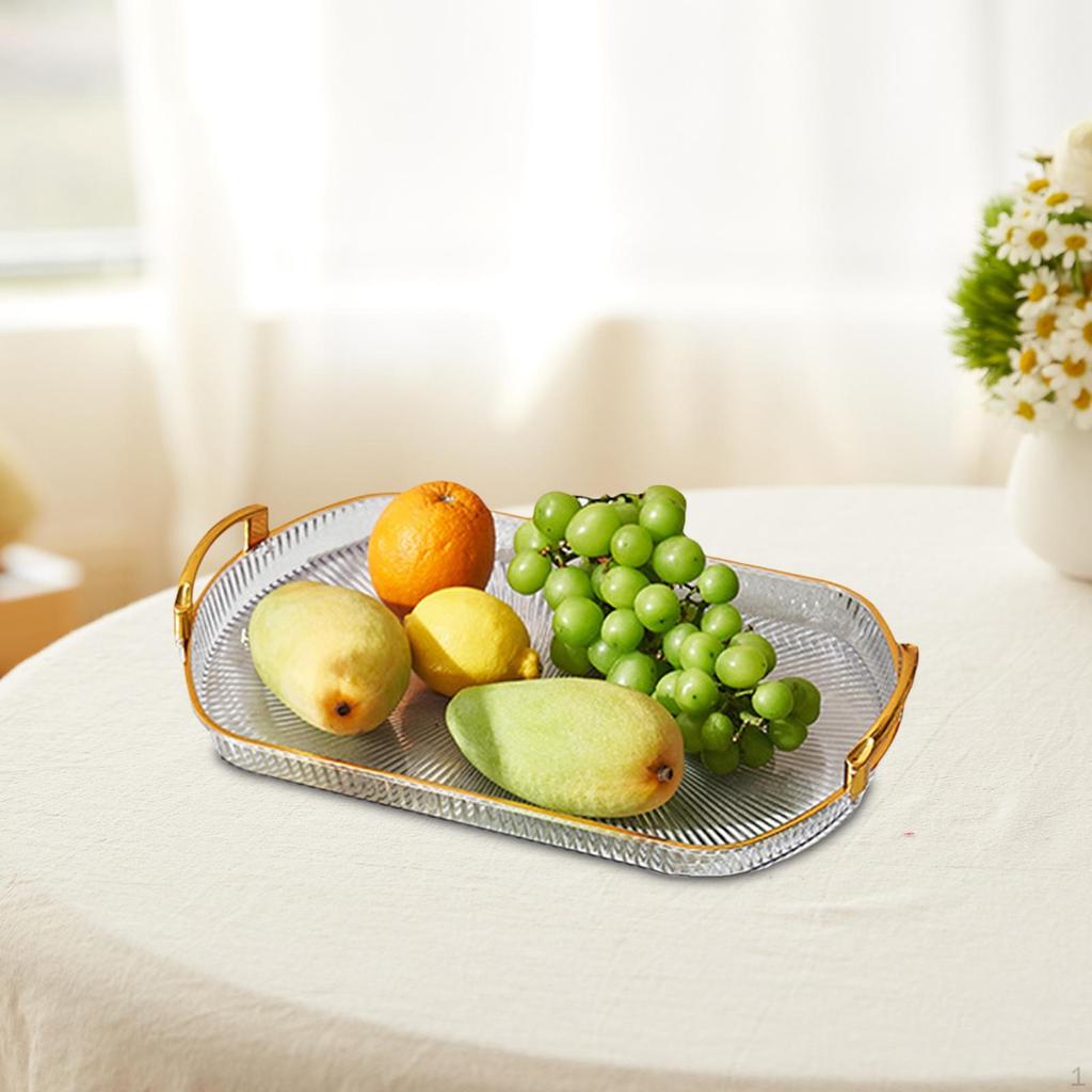 Элегантный прямоугольный поднос для хранения ювелирных изделий и косметики