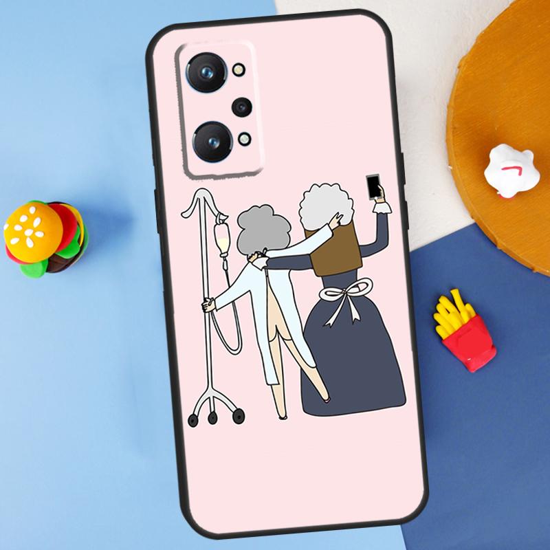 Чехол с рисунком Медсестра Доктор Стоматолог для Realme 14 13 12 10 11 Pro Plus GT 6 6T 5 GT7 Pro C55 C51 C21Y C25S C67 C75 C53 C61