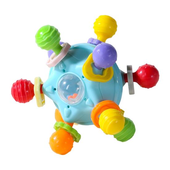 Детская игрушка для прорезывания зубов Мягкий силиконовый качающийся прорезыватель Зубной прорезыватель Форма зубного шарика Не содержит БФА Игрушка для жевания для младенцев для координации рук и глаз