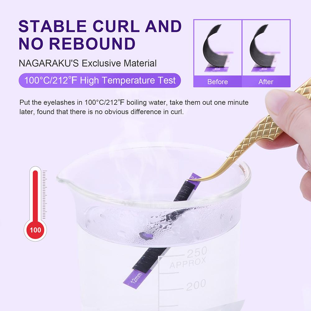 Индивидуальное наращивание ресниц, нижняя ресница NAGARAKU 5 мм, 6 мм, классическое индивидуальное наращивание ресниц, мягкие натуральные