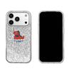 Чехол для iphone Air 18 Pro Max 17 Pro XR 13 12 16 Plus 11 15 14 XS Max Серебристый Блеск Трескающийся Фон Милый Маленький Динозавр