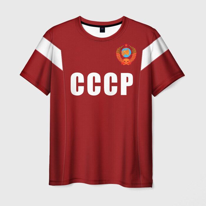 СССР Советский Союз CCCP Узор 3D Печать Футболка Мужская Женская Летняя С коротким рукавом Футболки Оверсайз Харадзюку Футболки Топы
