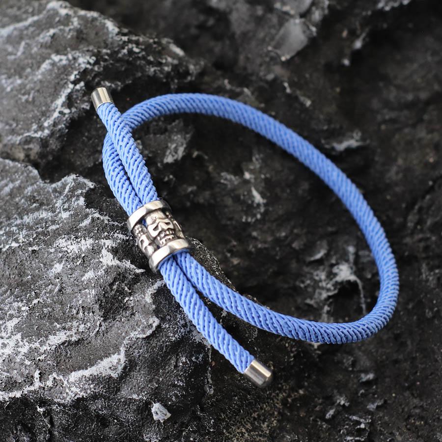 Простая мода из нержавеющей стали, регулируемая ручная веревка, ювелирные изделия серебряного цвета для мужчин и женщин, ювелирные изделия для рук, подарок, вечерние украшения