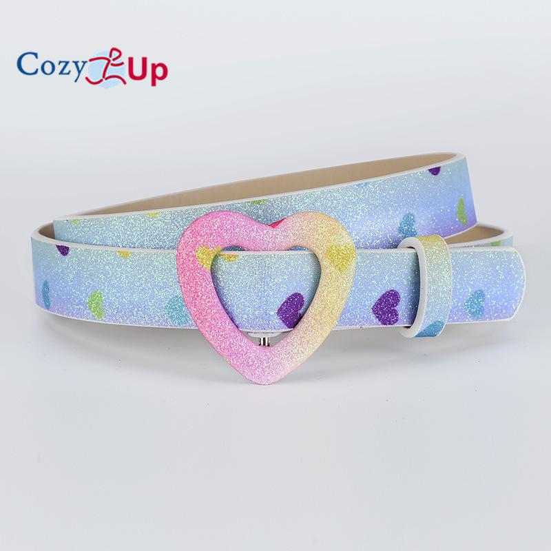 Тонкий пояс с пряжкой Love Buckle PU Pin Buckle, повседневное украшение в том же стиле, что и детский ремень для мужчин и женщин