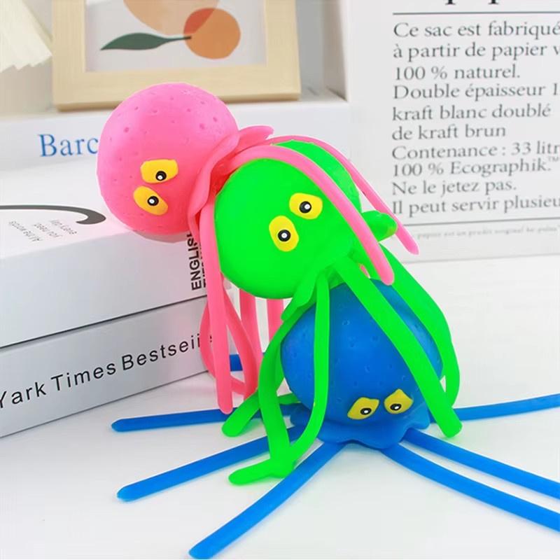 Сквиши Восьминог Игрушка для Снятия Стресса Детская Игрушка для Купания Игры с Водой Украшение для Душа Летние Подарки для Детей для Плавания