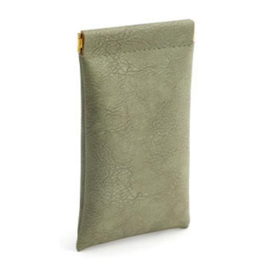 Портативная сумка для хранения очков с автоматическим замком, мягкий чехол из искусственной кожи для солнцезащитных очков, органайзер для очков для женщин и мужчин с близорукостью