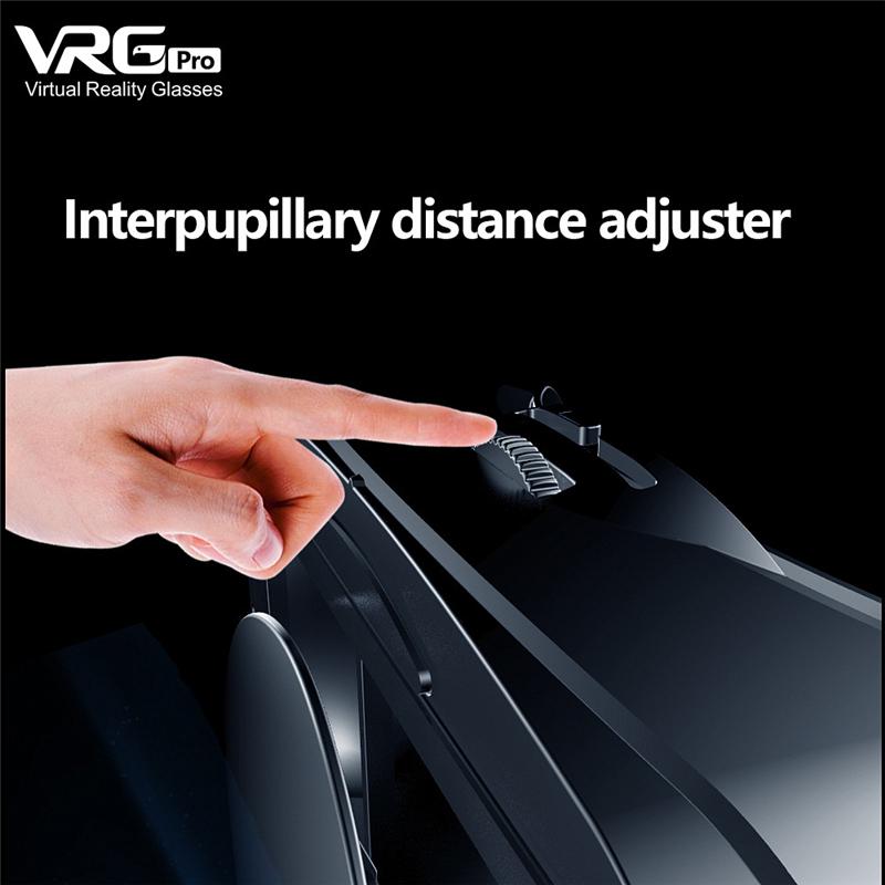Смартфоны с диагональю от 5 до 7 дюймов VRG Pro 3D VR Очки Полноэкранные визуальные широкоугольные очки VR