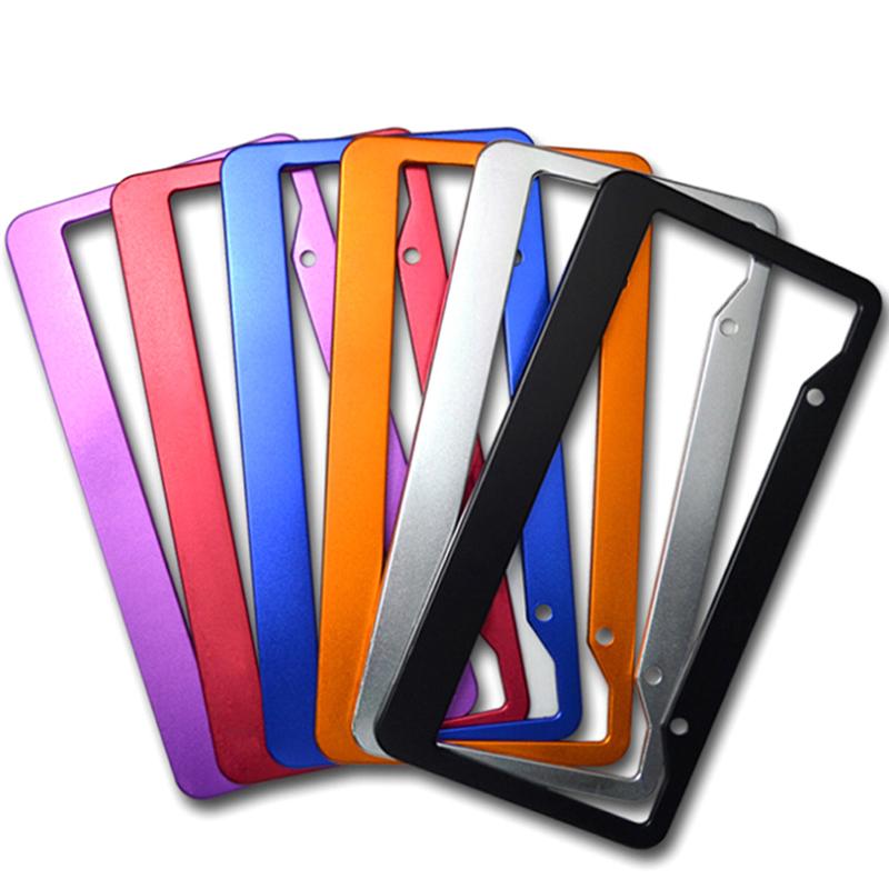 1 шт. универсальный американский автомобильный алюминиевый номерной знак рамка крышка автомобильный аксессуар