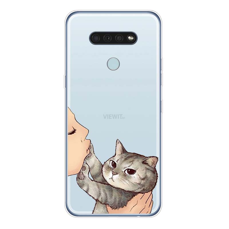 Cat Don't Kiss Me For LG K92 K52 K62 K22 K71 K61 K51S K41S G8 G8S G8X V35 V50 V40 V50S V60 Q60 Phone Case