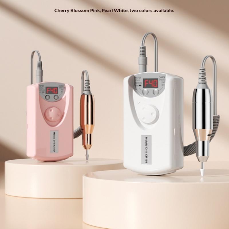 Машинка для маникюра и педикюра Pro, фрезер, rechargeable, для нейл-арта, электрическая шлифмашинка, полировщик с 12 насадками