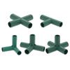 1pcs 16MM PVC Fitting Stable Support Heavy Duty Greenhouse Frame Building Connector Right Angle 3 4 5-way Connector Garden Tool