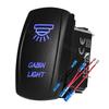Marine Rocker Switch 12V Blue Led Light Bar Car Switch Jumper Wires Kit for ATV Polaris Camper OFF Road 4x4 Truck Schoolbus Boat Battery Switches5