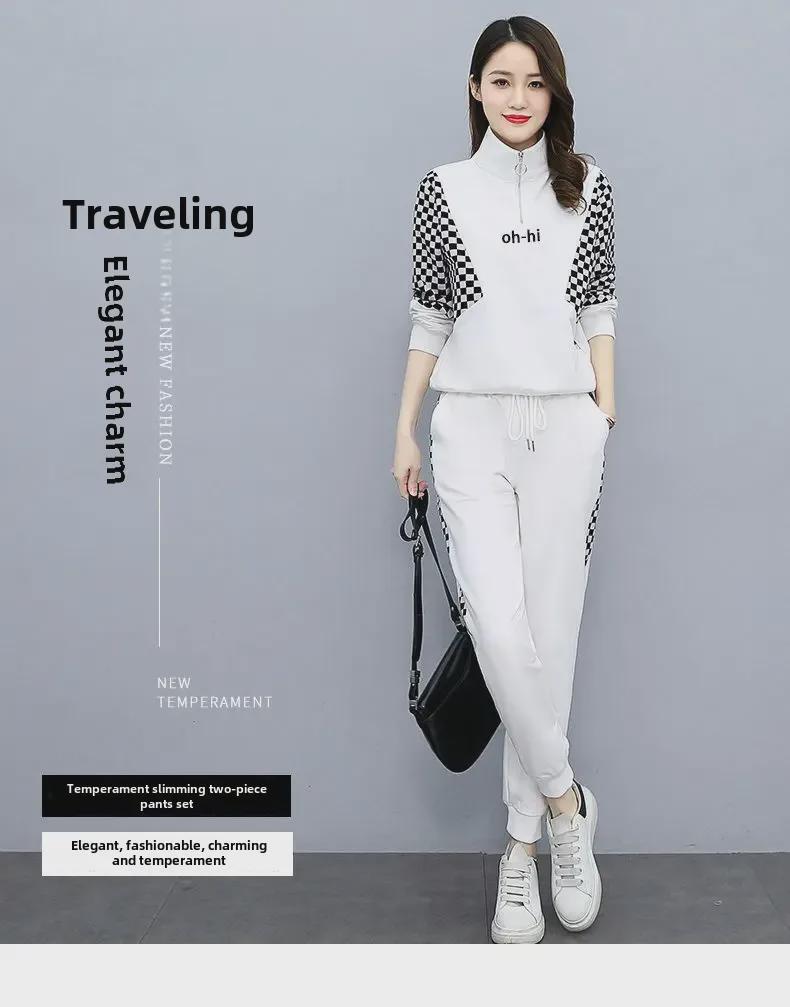 Женская мода: Сезонные костюмы и спортивная одежда — весенние, осенние, зимние толстовки и брюки, замедляющие старение