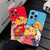 Candy 90s Cartoon Soft Phone Case for iPhone 16 16E 17 Air 15 Pro Max 14 Plus 13 Mini 11 12 7 Black Cover Back Shell
