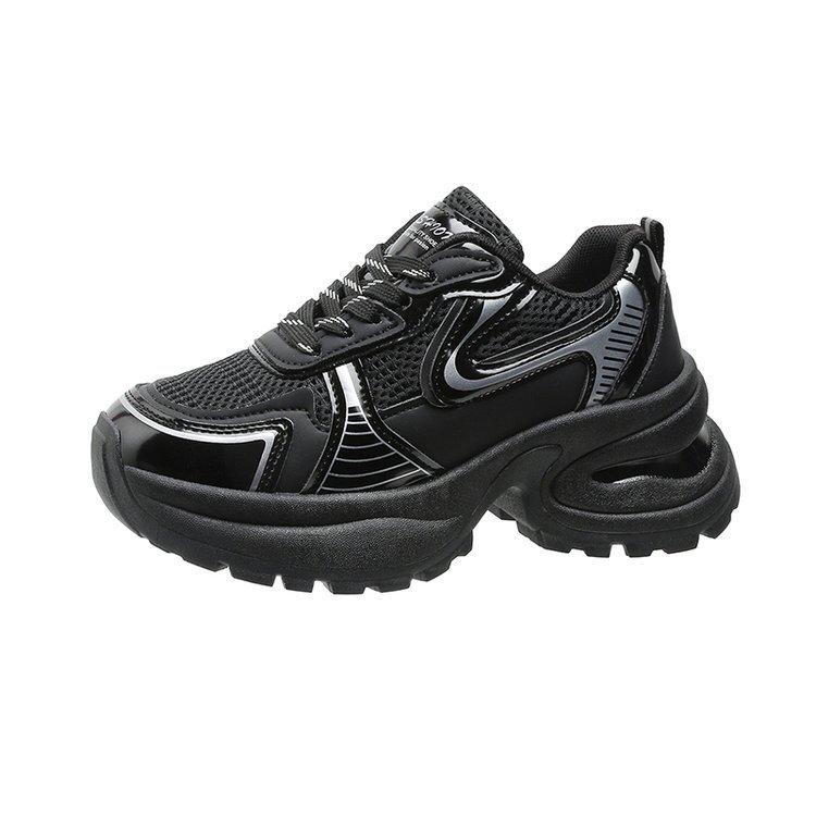 Чжао Рут, те же серебристые кроссовки для женщин, новинка 2024 года, весна и осень, платформа для увеличения роста для невысоких мужчин, спортивная и повседневная обувь